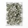 Installation button, omega (o-shaped), d = 15 mm, nickel color