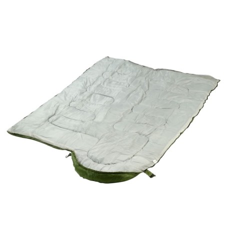 Sleeping bag, tourist, 220 x 75 cm, up to -20 degrees, 700 g/m2, olive color-2