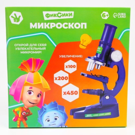 Fixiki "Microscope", x100, x200, x450-3