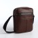 Male bag with lightning, brown color