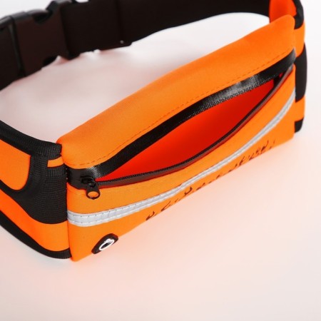 Board for running a waist, on a zipper, orange color-6