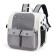 A backpack of cats for cats and dogs, 39 x 40 x 25 cm, gray