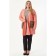 Cardigan female, size 52, coral color