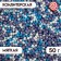 Sprinking confectionery "beads", lilac, blue, silver, 50 g