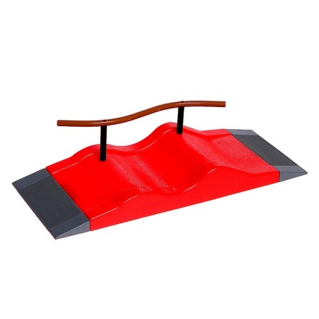 Set Skate Park "Trick: Sliding", Fingerboard with railings in the wave-6