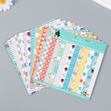 A set of scrapbooking paper 12 sheet 12 designs 