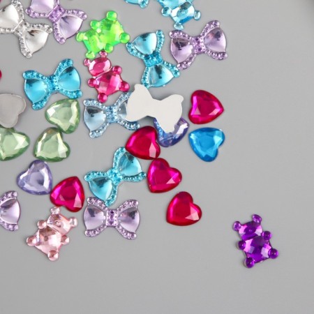 Assorted decorative rhinestones 2 1.2x1.2 cm: 1.2x1.6 cm; 1.8x1.4 cm set 8 grams-2