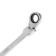 The key combined ratcheon -mounted hinge tundra, CRV, polished, 72 teeth, 19 mm