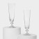 A set of glass glasses for champagne Bella, 205 ml, 2 pcs