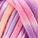 Knitted yarn 95% cotton, 5% elastan "Lentino melange" 100 g 30 m color 22 22