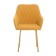 Liberty chair, velor mustard/gold