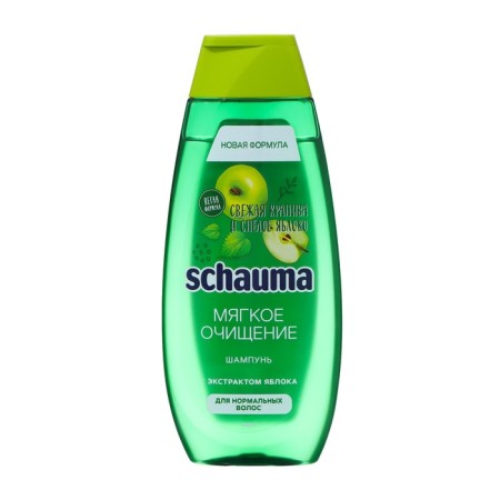 Shampoo "Soft cleansing, green apple", 370 ml
