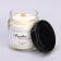 Aromatic candle made of soy wax in a bank, 150 g, pink champagne