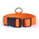 Collar with backlight size L, Osh 45-52 x 2.5 cm, 3 lumines of the glow orange