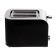 Toster BQ T2000, 850 watts, 7 fry modes, 2 toasts, defrosting, black-silver