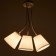 Economic light chandelier 91101/3 3x60W E27, Bely, 64x64x50 cm