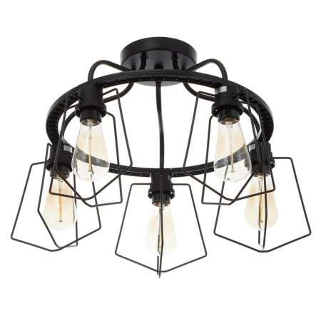 Caucasum "compact" 5x40W E27 Black 53x53x42 cm.