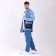 Male bag over the shoulder, artificial leather, black color