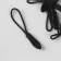Poller for lightning, 2.4 cm, 6 × 0.8 cm, 10 pcs, black color
