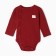 Боди с длинным рукавом Крошка Я Cherry Red, рост 80-86, вишневый