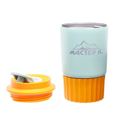 Thermal circle, 360 ml, the journey "Master K", saves heat 6 hours, yellow-1