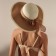 Women's hat minku, col. light brown, rr 58