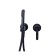 Bronze de Luxe 1760’s 3253SB bidetor, with hygienic shower, brass, black