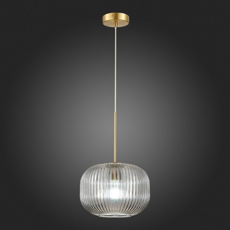 STL LUCE Sus. SL1154.303.01. Gran. 1x60 W, E27, 24.5x24.5x38 cm, brass color-2