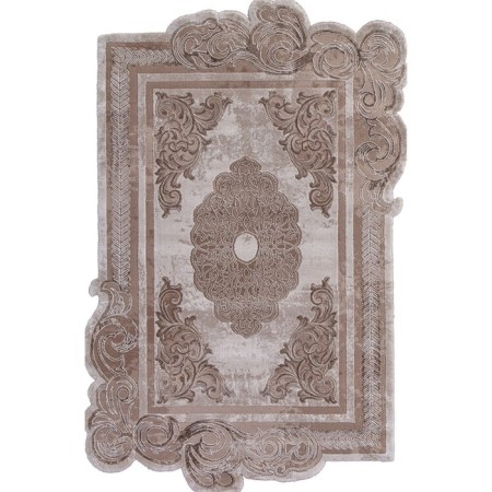 Rectangular carpet Karmen Hali Safir, size 195x290 cm, color Brown/Brown