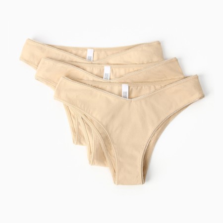 Set of female panties of Brazilian (3pcs), fried almonds, size 48 (l)-4