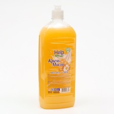 Help Крем-мыло Молоко и мед с пробкой, 1 л