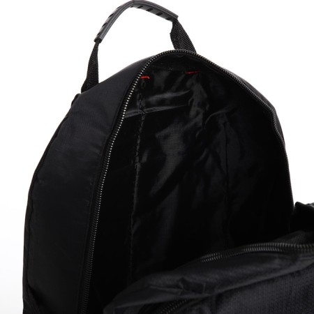 Tourist backpack on lightning, 4 outer pockets, black color-8