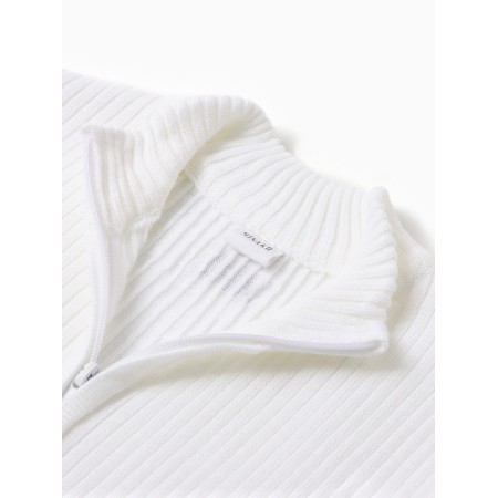 Costume (sweater and trousers) children's minku, white color, height 116 cm-8