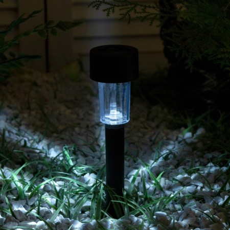 Garden lamp on the solar battery "cylinder", 4.5 × 30 × 4.5 cm, 1 LED, glow white
