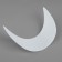 KEPK visor 5 × 17.5 × 5.5 cm, white color
