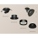 A set of built -in rotary lamp Ambrella Light, Techno, XM8102600, GX53, Black Sand, White Mattle
