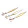 Vertical "Yaman" killer with a tee, size 40 mm, 3.5 g, brass color