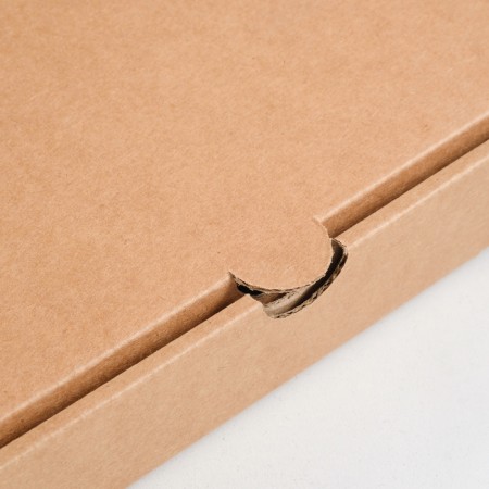 Pizza box, brown, 31 x 31 x 3.5 cm-1