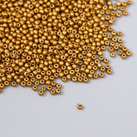 Glass glass 12/0 "gold" 15 g mix