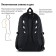 Brauberg High School's backpack universal, 3 departments, "carbon", black, 46x31x18 cm, 270758
