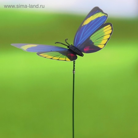 Sadter Garden "Butterfly" 10x8cm, 30cm, mix / packing 25pcs, price per pcs