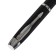 Gift handles, 2 pieces, in the leatherette case (feathers and ball), PB IM, black/silver