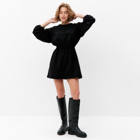 Women's dress Minaku: Casual Collection Black Color, Rr. 46-3