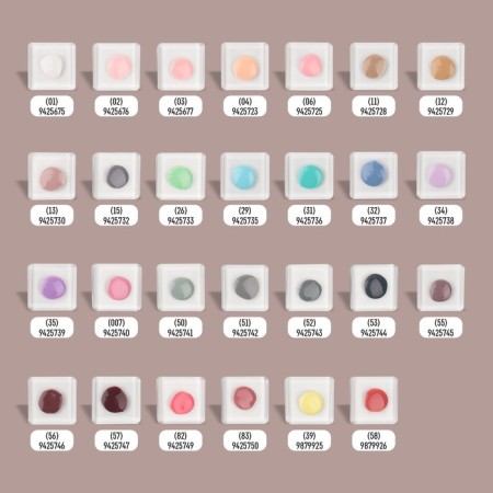 Delicate nude nail polish gel, 3 phase, 8 ml, LED/UV, Blue color (29)-4