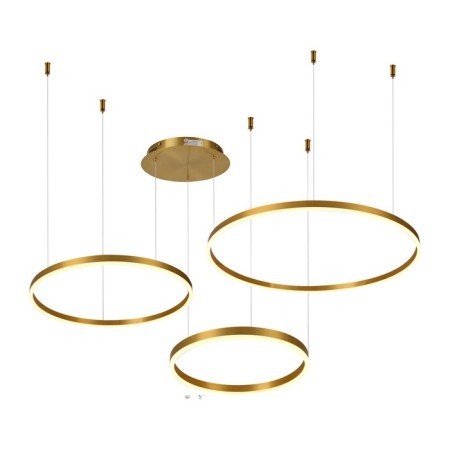 Dimic -shaped suspension, size 133.5x95 (80+60+40) x150 cm 110W, LED, 3000K, with FDU