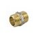 NIPPEL AQUASFERA 9022-04, 1 1/4 ", external thread, nickelled brass