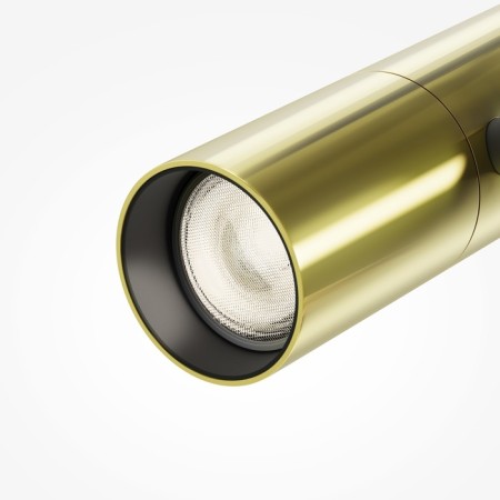 Track lamp Technical TR005-2x12W3K-BBS, LED, 24 W, 193x160x362 mm, 1517 lm, 3000k, black, brass-1