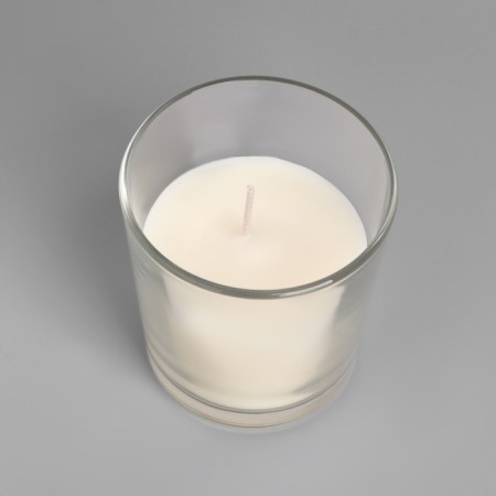 Candle in a smooth glass flavored "jasmine", 8.5 cm-2