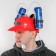 Helmet with holes for banks "I love beer"