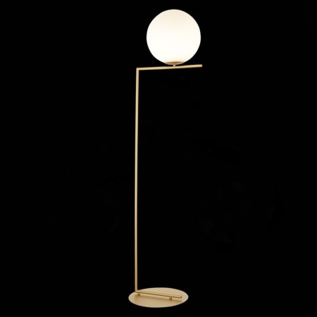 The floor lamp ST LUCE. SL1148.305.01. CODDA. 1x60 W, E27, 38x30x175 cm, brass color-1